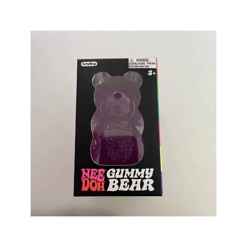 NeeDoh Gummy Bear Purple Fidget Stress Toy Squishy Nee Doh New In Box